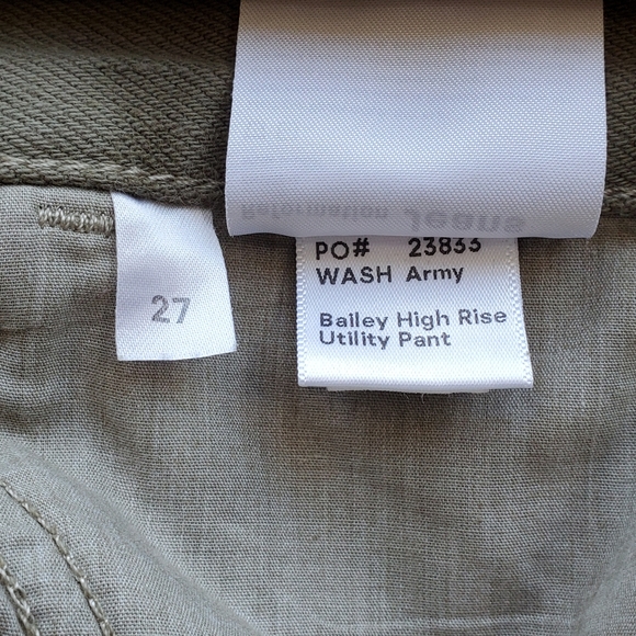 Size 27 Reformation Bailey High Rise Utility pant - Picture 6 of 6